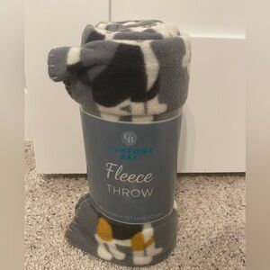 Dog Themed Fleece Blanket